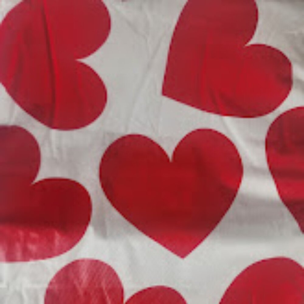 Celebrate! Valentine Day Vinyl Tablecloth 60" x 84". Rectangle.